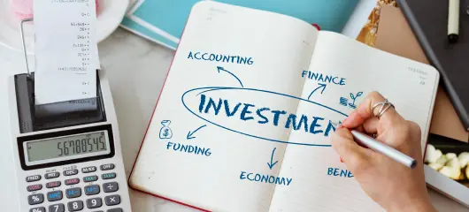 Investment planning and financial strategy meeting"