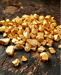 Gold nuggets and precious metals investment