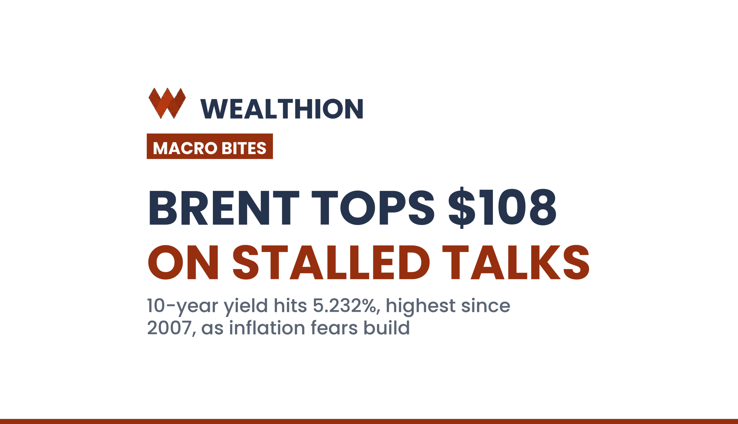 Wealthion Macro Bites – Oil Prices Now Driving Treasury Yields, FT Data Shows