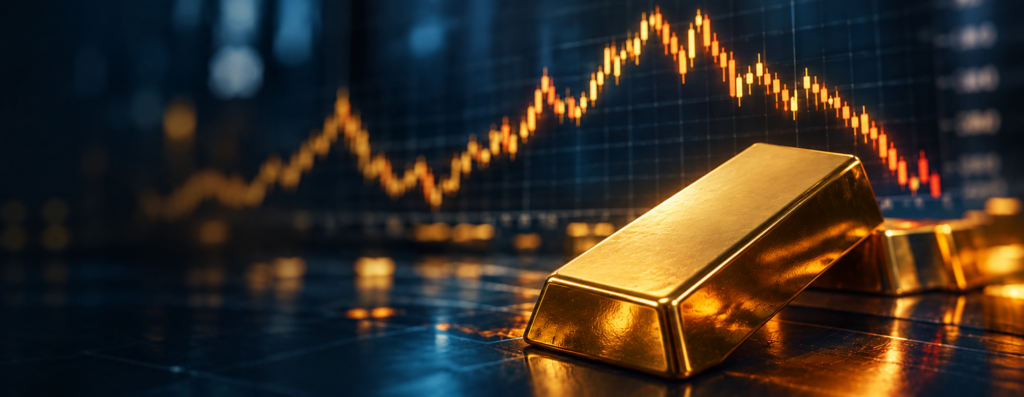 why did gold correct