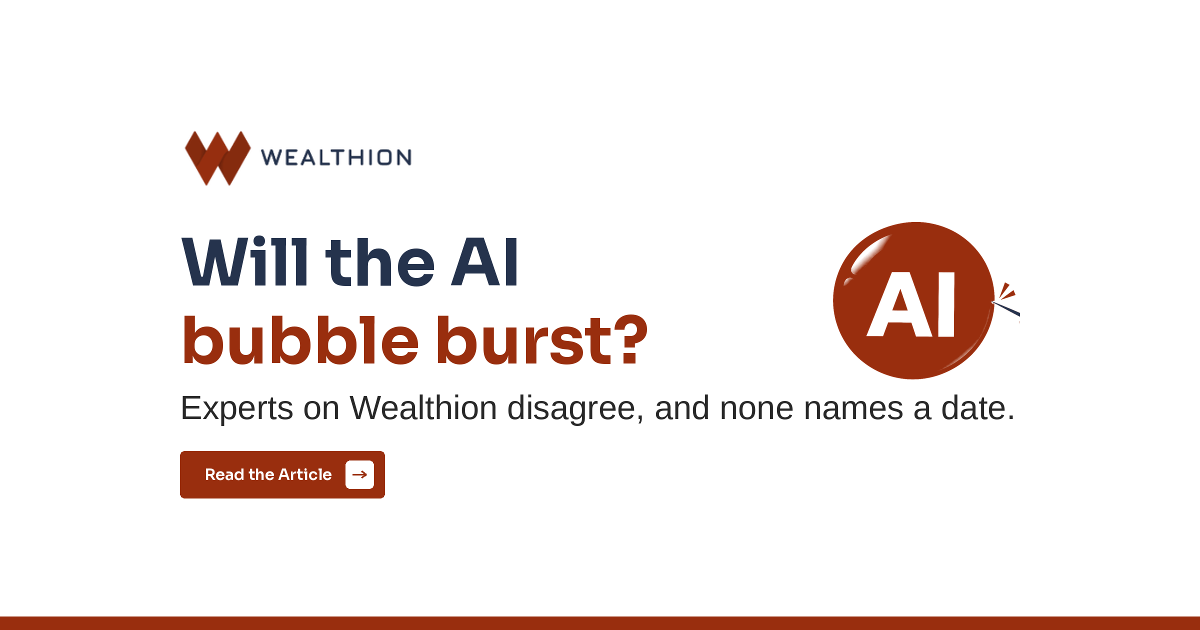 Will the AI Bubble Burst? What the Signs Actually Say