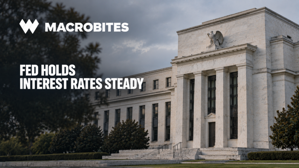 Macro Bites – Fed Leaves Interest Rates Unchanged as Warsh Limits Guidance